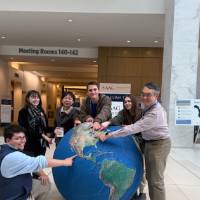 Geography Students with Professor Ma and Professor Sun